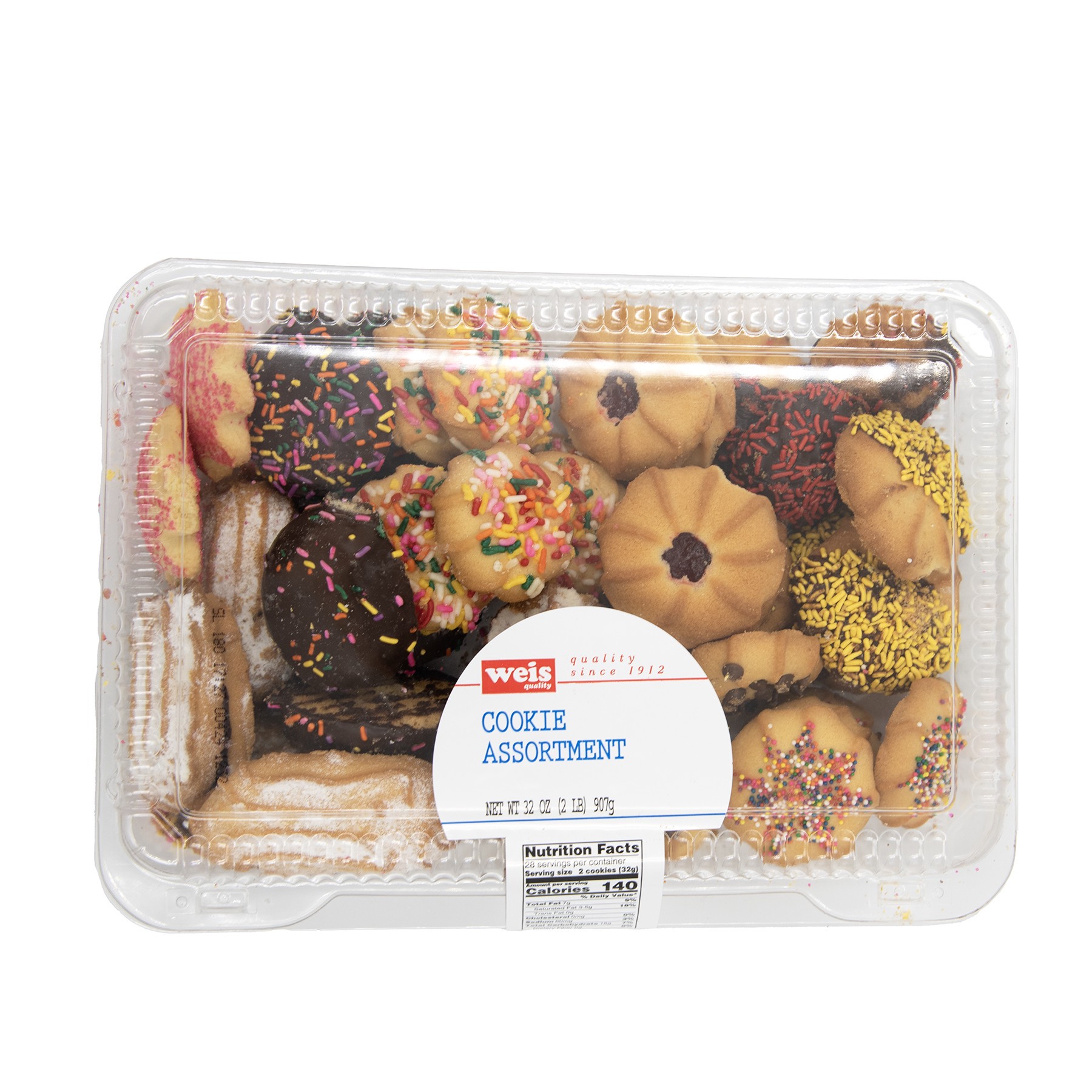slide 1 of 1, Weis Quality Deluxe Cookie Assortment, 32 oz