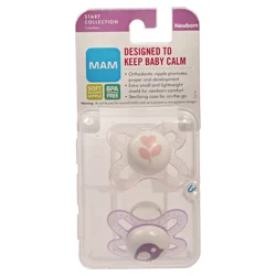 MAM Newborn Start Orthodontic Pacifier, 0+ Months