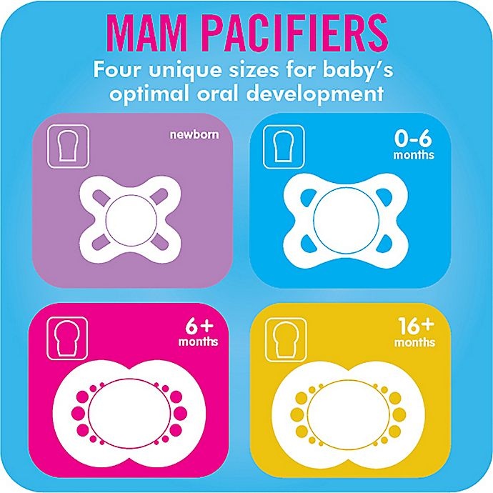 slide 9 of 14, MAM Start Tender Orthodontic Pacifier - Clear/Blue, 1 ct