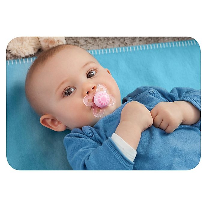 slide 2 of 14, MAM Start Tender Pacifiers - Pink/Clear, 2 ct