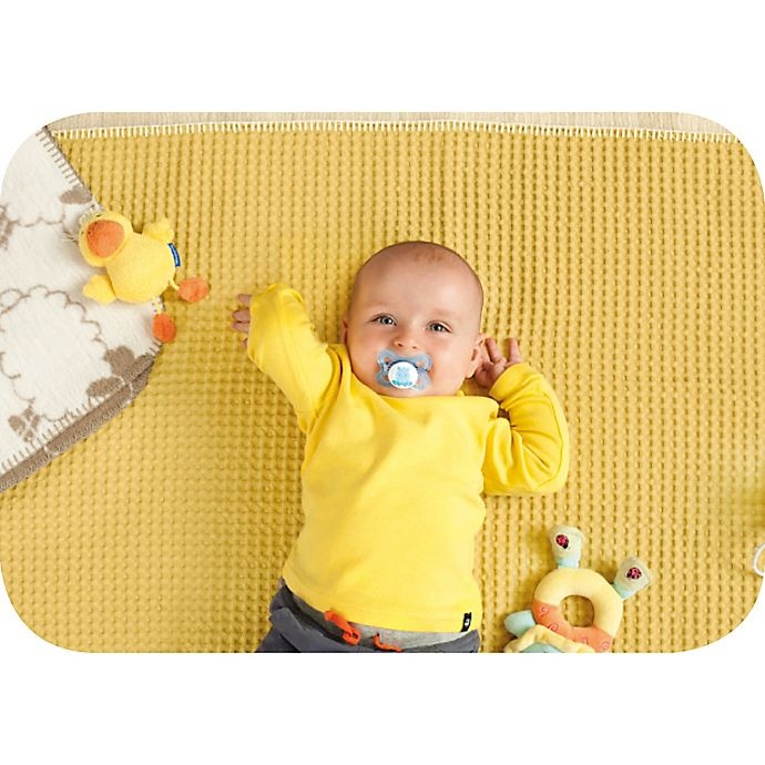 slide 14 of 14, MAM Attitude 0-6 Months Orthodontic Pacifiers - Grey/Yellow, 2 ct; 0-6 M