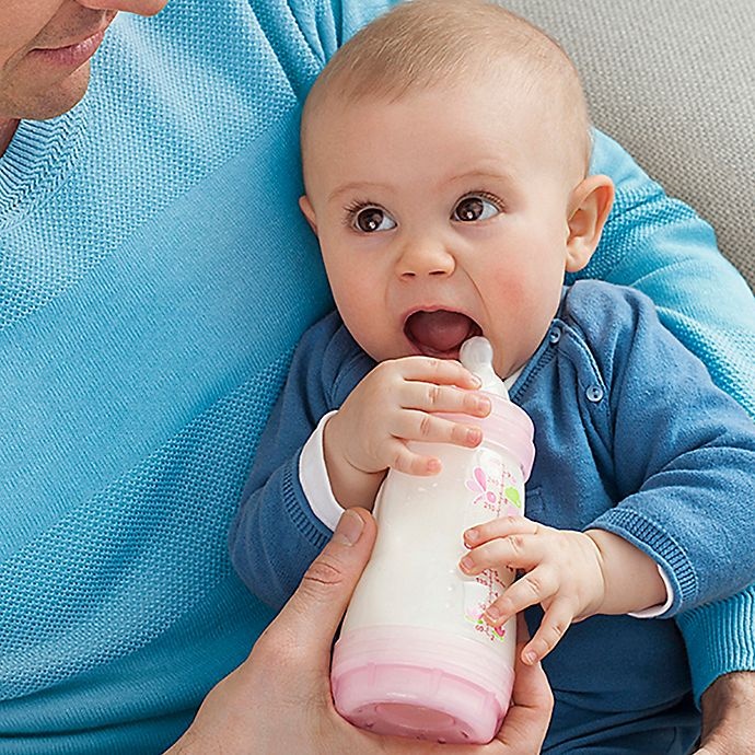 slide 14 of 19, MAM Anti-Colic Bottle - Pink, 5 oz