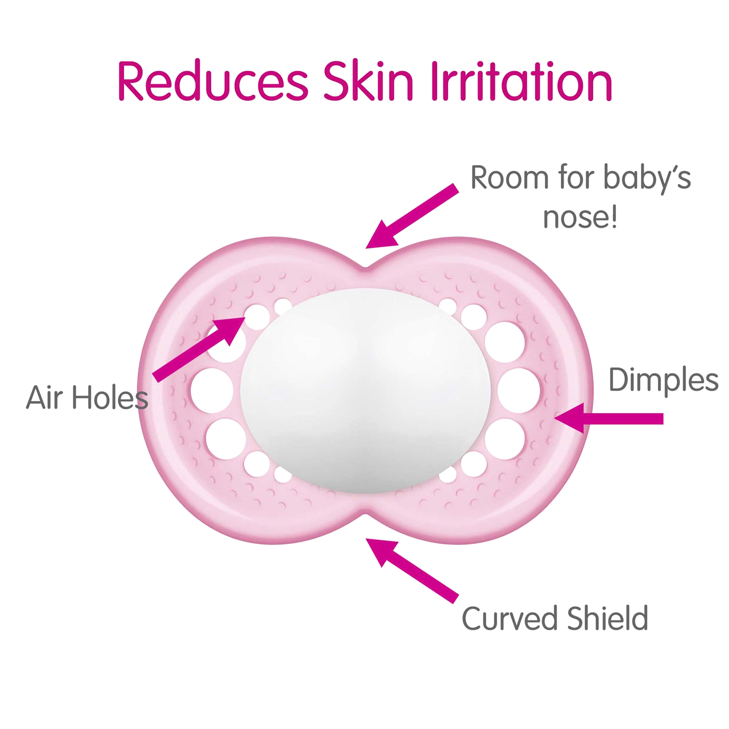 slide 2 of 4, Mam Matte 16M+ Pacifier 2Pk, 2 ct