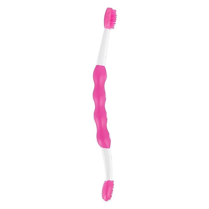 slide 1 of 1, MAM Massaging Toothbrush - Pink, 1 ct
