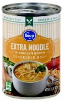 slide 1 of 1, Kroger Extra Noodle In Chicken Broth Soup, 10.5 oz