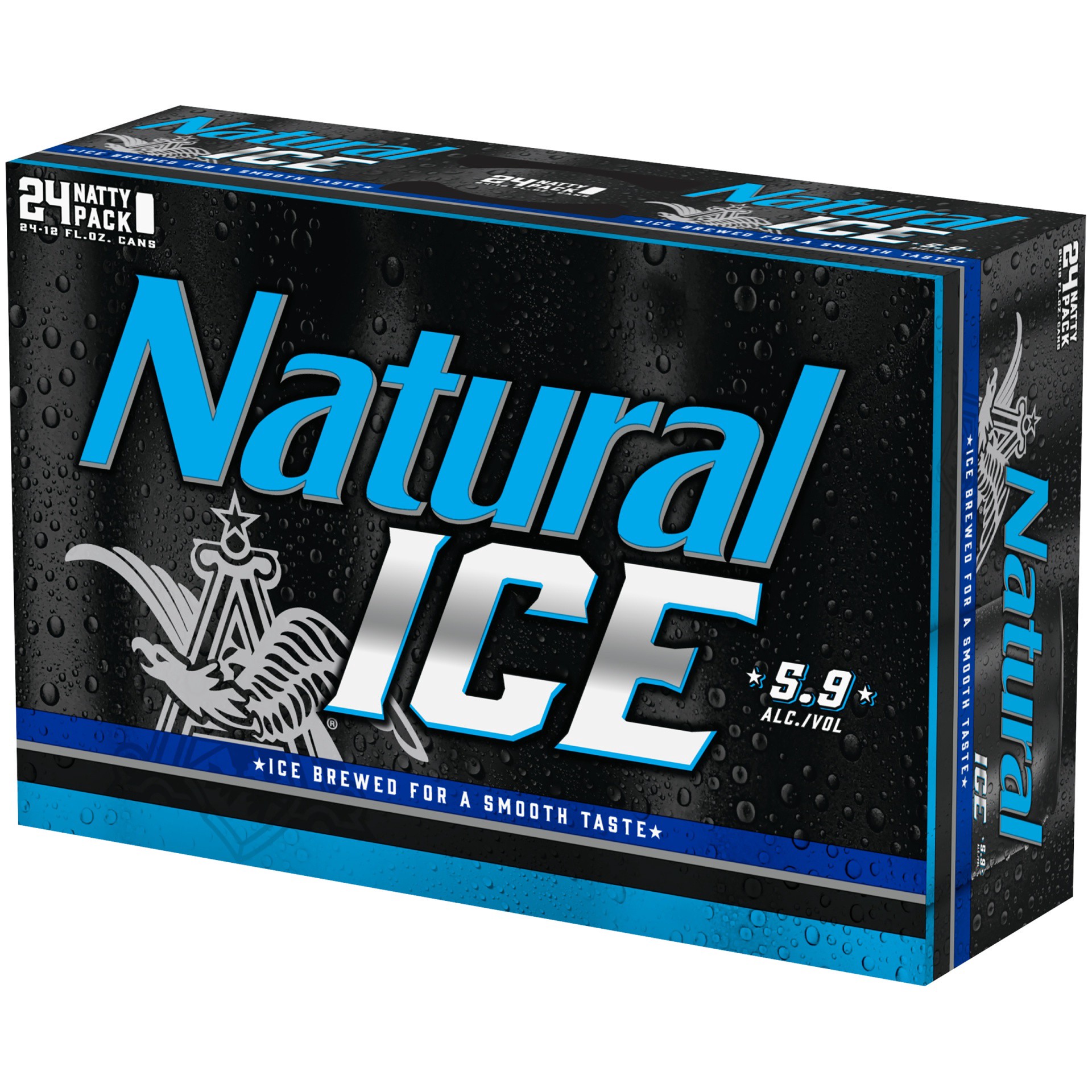 slide 3 of 3, Natural Ice Beer, 24 ct; 12 fl oz