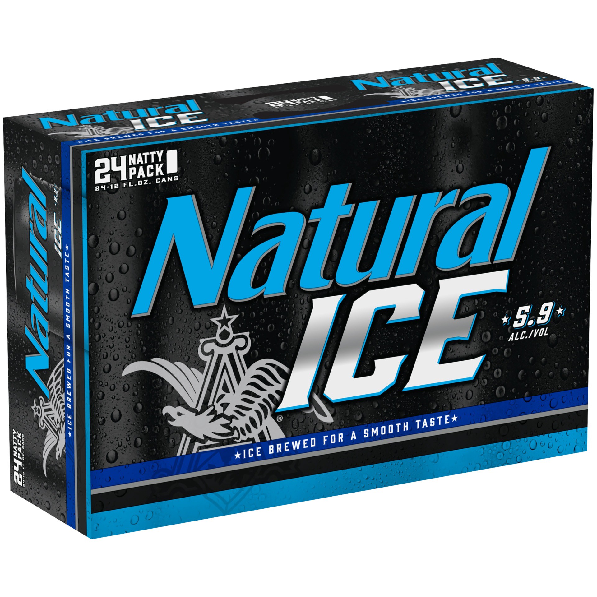 slide 1 of 3, Natural Ice Beer, 24 ct; 12 fl oz