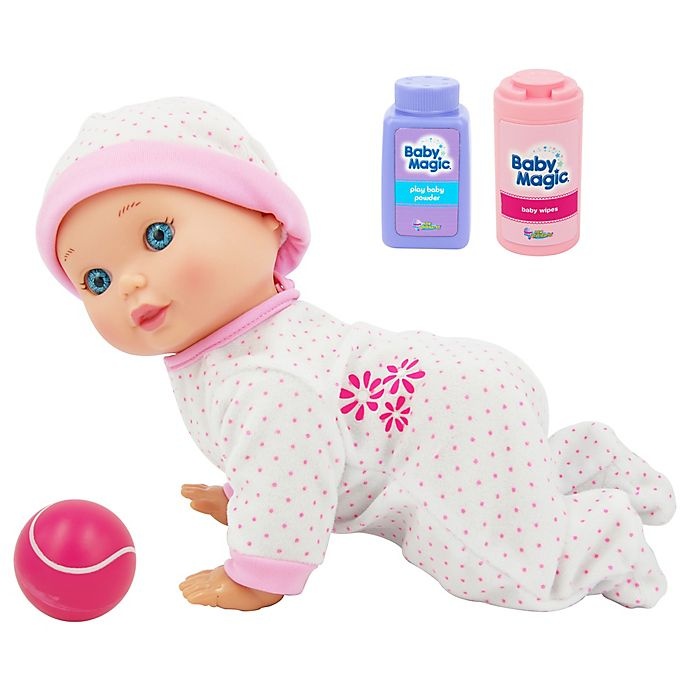 slide 2 of 4, Baby Magic Crawling Baby Doll Playset, 4 ct