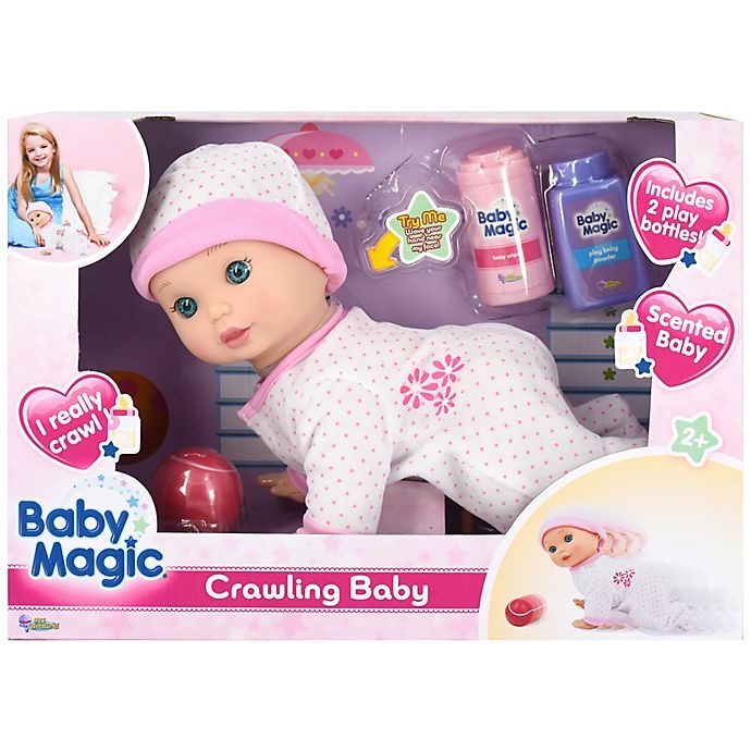 slide 1 of 4, Baby Magic Crawling Baby Doll Playset, 4 ct