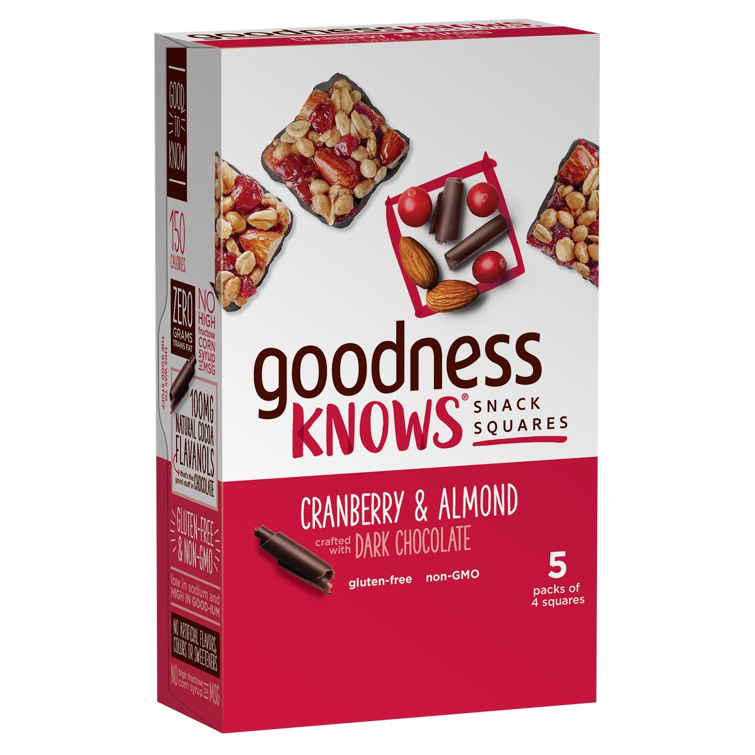 slide 1 of 1, goodnessKNOWS Snack Squares 5 ea, 5 ct