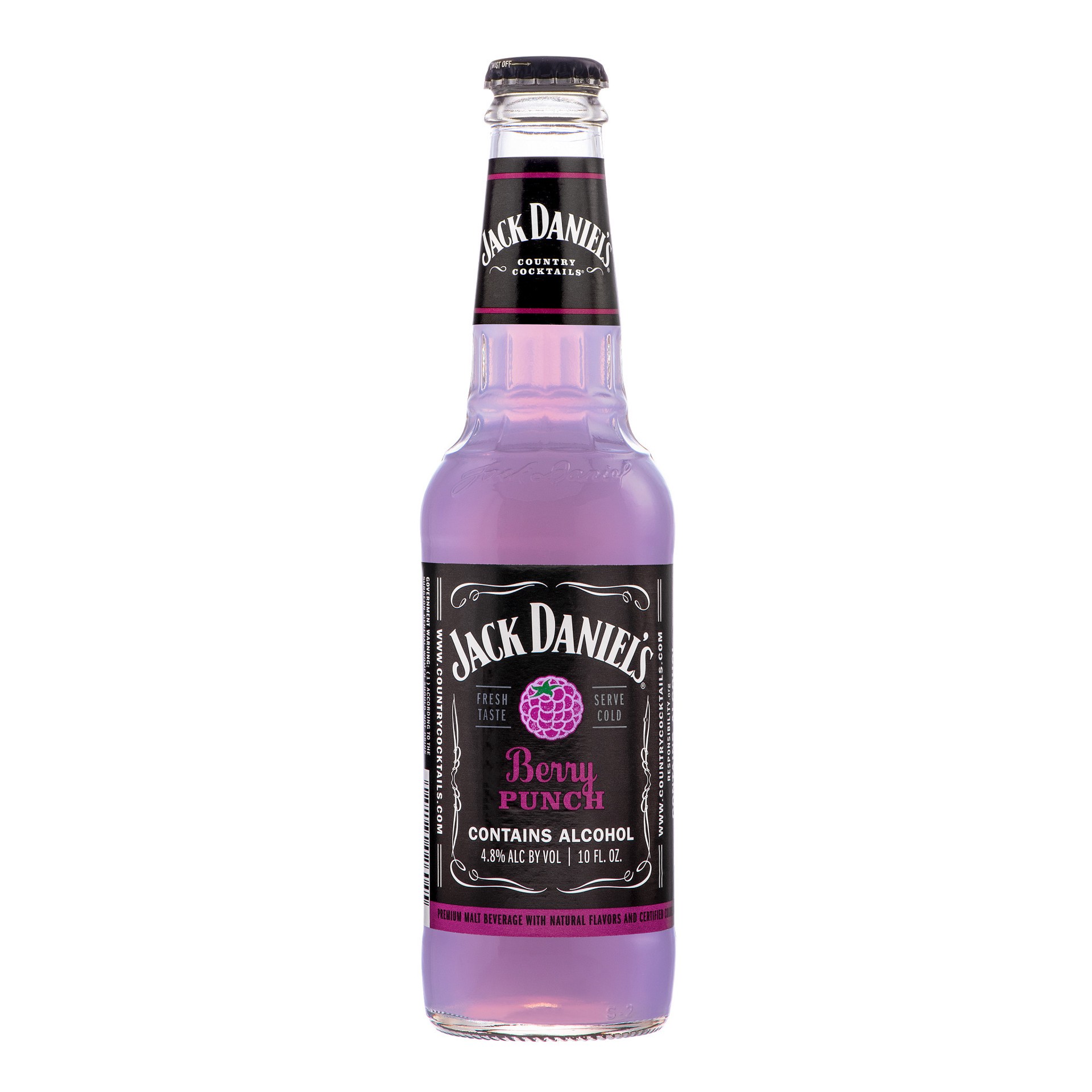 slide 3 of 9, Jack Daniel's Berry Punch Country Cocktails 6 - 10 fl oz Bottles, 6 ct; 10 oz