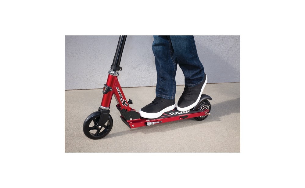 slide 8 of 10, Razor Power A 20 Electric Scooter Red, 1 ct