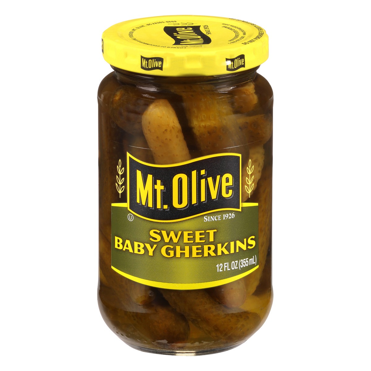 slide 6 of 11, Mt. Olive Sweet Baby Gherkins 12 fl oz Jar, 12 fl oz