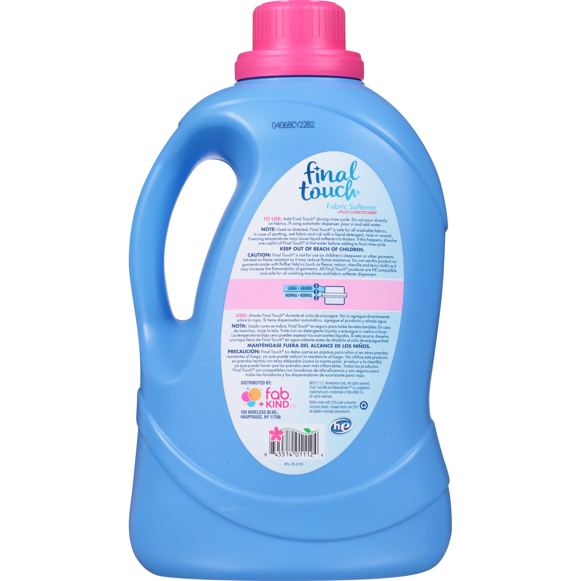 Final Touch Liquid Fabric Softener 134 fl oz Shipt
