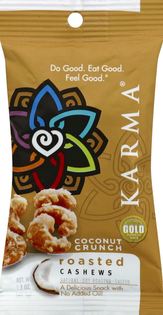 slide 1 of 4, Karma Cashews 1.5 oz, 1.5 oz