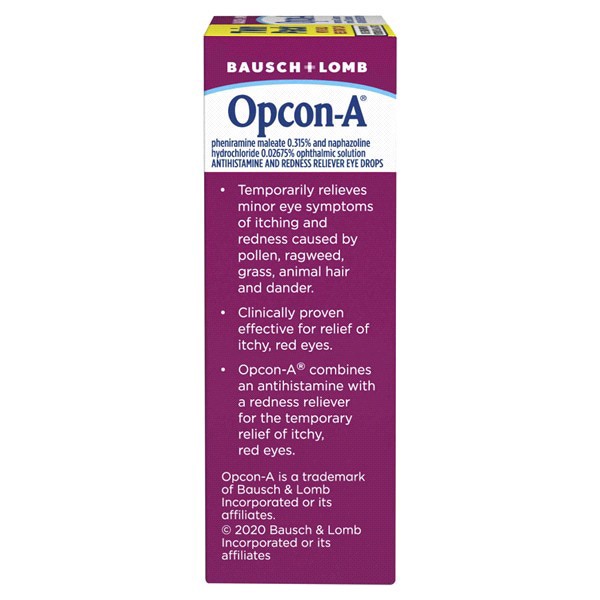 slide 2 of 13, Bausch + Lomb Opcon-A Twin Pack Eye Allergy Relief 2 ea, 2 ct