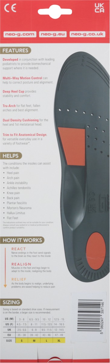 slide 3 of 9, Neo G Neothotics Pro-Expert Full Length Orthotic Insoles, 2 ct
