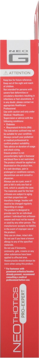 slide 5 of 9, Neo G Neothotics Pro-Expert Full Length Orthotic Insoles, 2 ct