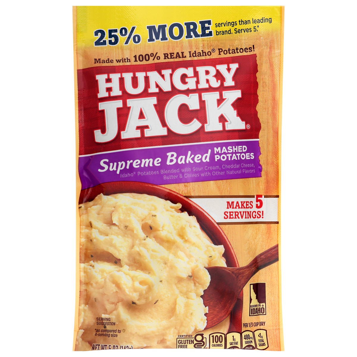 slide 1 of 1, Hungry Jack Supreme Baked Mashed Potatoes, 5 oz
