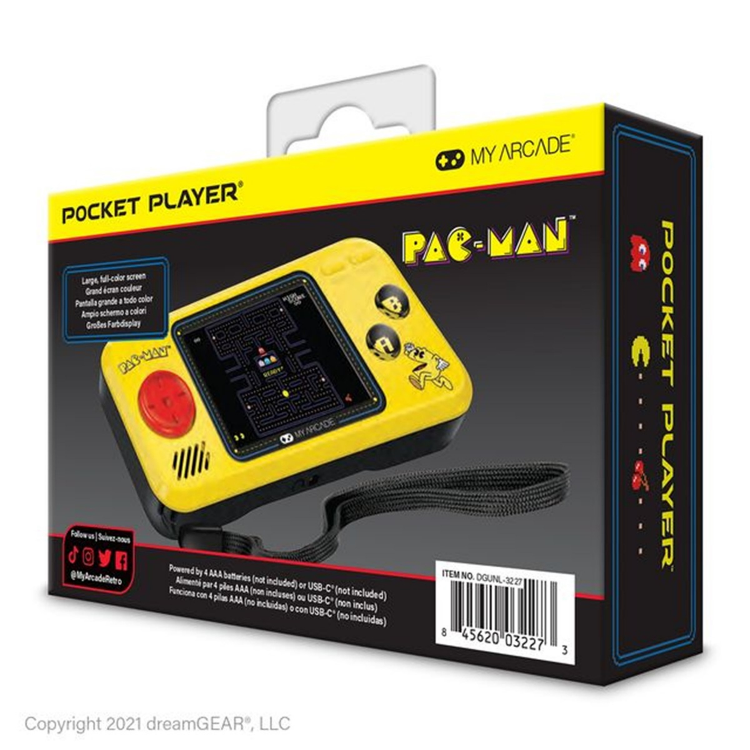 slide 3 of 5, My Arcade Pac-Man Pocket Player 1 ea Box, 1 ct