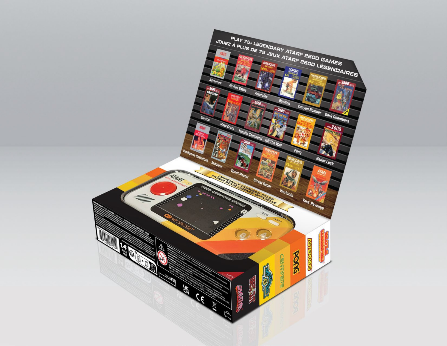 slide 1 of 4, My Arcade 100 Games Portable Gaming System 1 Each, 1 ct