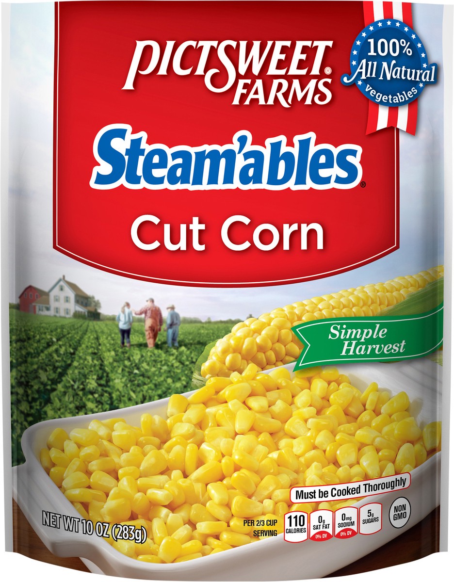 slide 3 of 3, Pictsweet Farms Steam'ables Cut Corn, Simple Harvest - 10 oz, 10 oz
