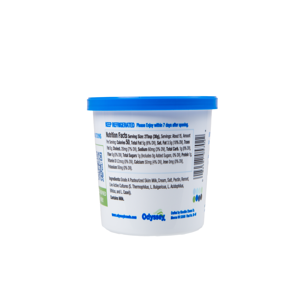 slide 2 of 2, Odyssey Labneh Mediterranean Style Spread, 16 oz