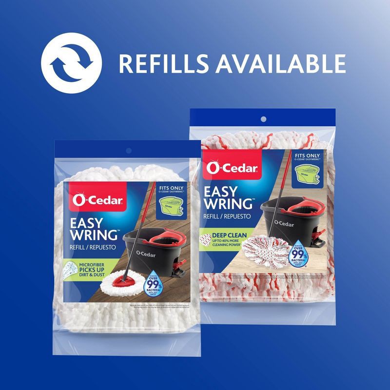 slide 8 of 12, O-Cedar EasyWring Deep Clean Mop Head Replacement, 1 ct