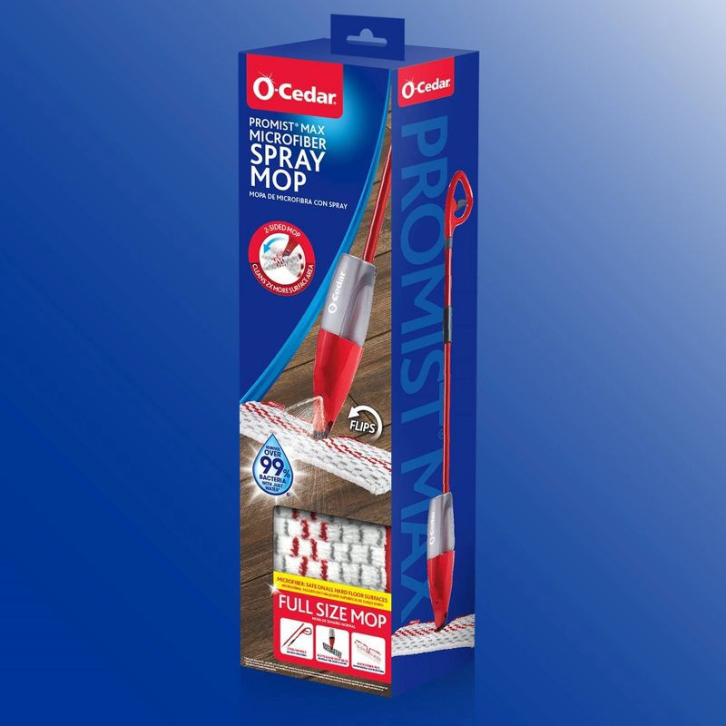 slide 13 of 14, O-Cedar ProMist Max Microfiber Disassembled Spray Mop, 1 ct