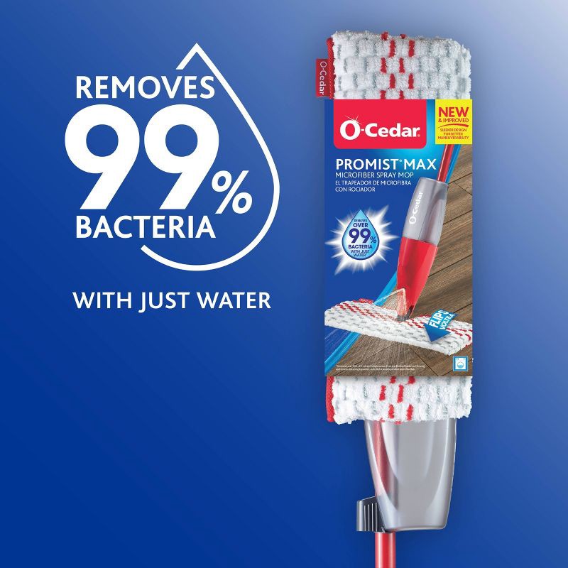 slide 8 of 14, O-Cedar ProMist Max Microfiber Disassembled Spray Mop, 1 ct