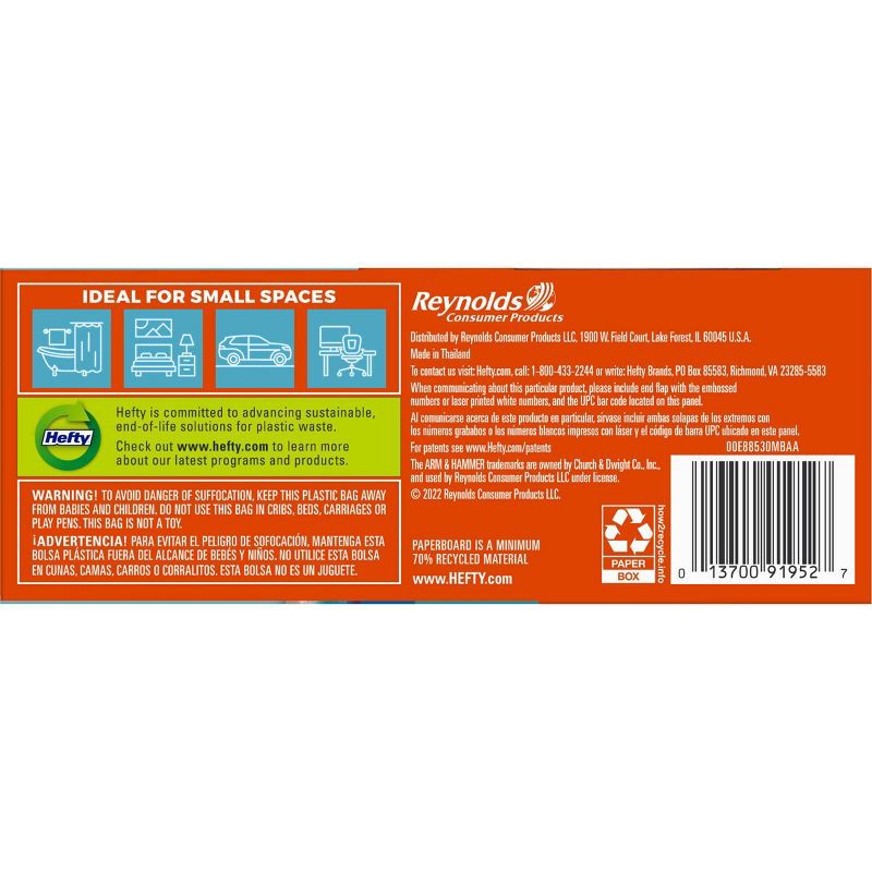 slide 4 of 5, Hefty Ocean Water Trash Bag - Small - 52ct, 52 ct