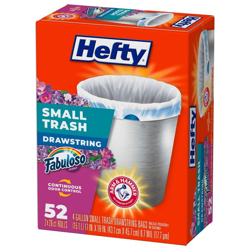 slide 3 of 5, Hefty Fabuloso Trash Bag - Small - 52ct, 52 ct