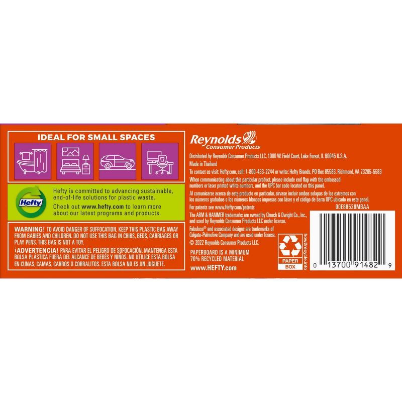 slide 4 of 5, Hefty Fabuloso Trash Bag - Small - 52ct, 52 ct