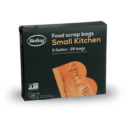 BioBag Compostable Food Trash Bags - Small - 25ct/3gal