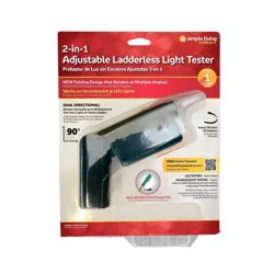 2-in-1 Ladderless Light Tester - Simple Living Solutions