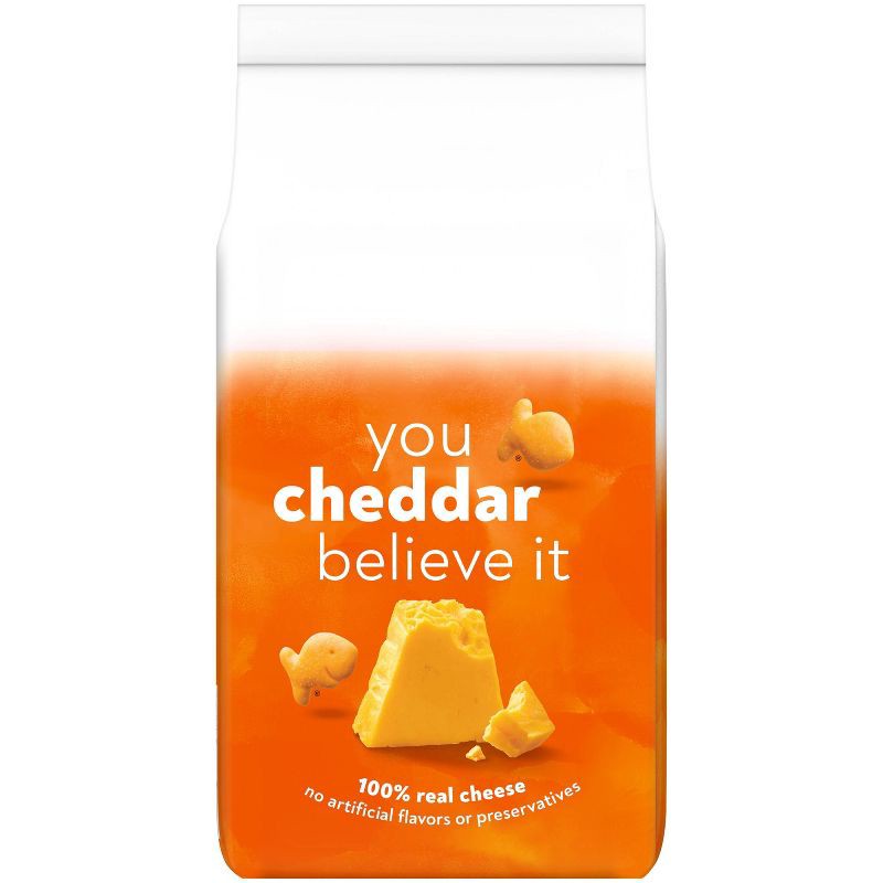slide 2 of 13, Goldfish Cheddar Crackers Family Size Bag - 10oz, 10 oz
