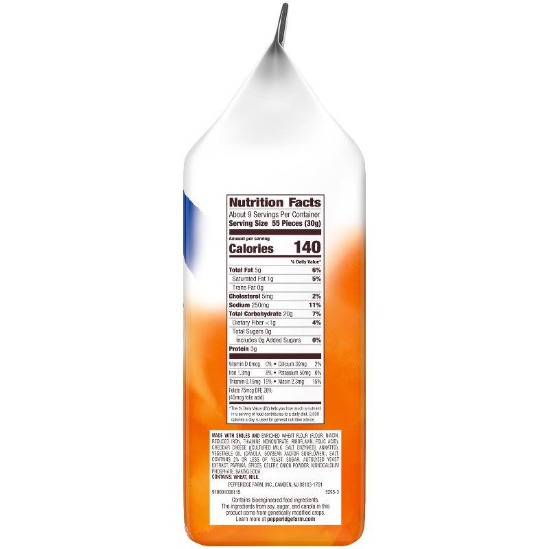 slide 3 of 13, Goldfish Cheddar Crackers Family Size Bag - 10oz, 10 oz