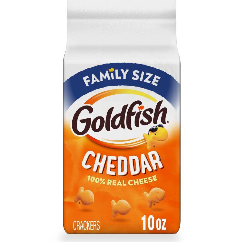 slide 1 of 13, Goldfish Cheddar Crackers Family Size Bag - 10oz, 10 oz