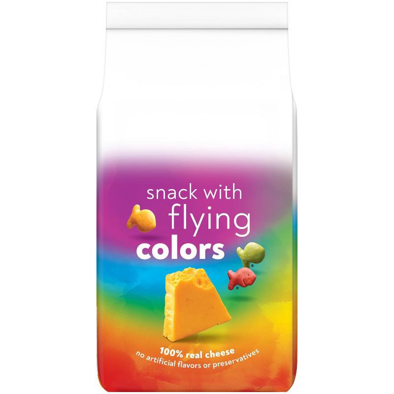 slide 2 of 5, Goldfish Colors Crackers Family Size Bag - 10oz, 10 oz