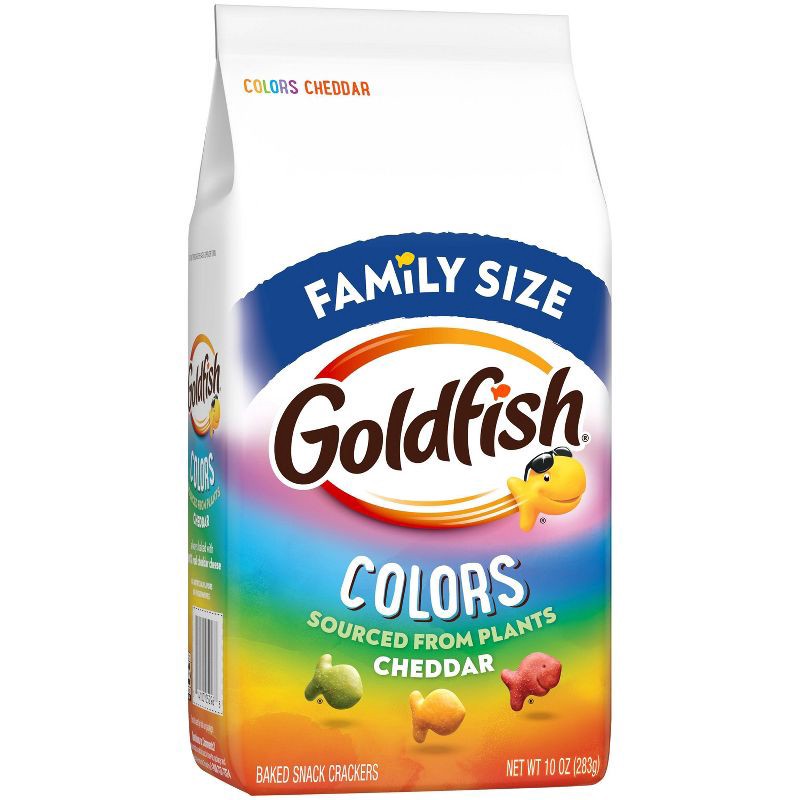 slide 4 of 5, Goldfish Colors Crackers Family Size Bag - 10oz, 10 oz