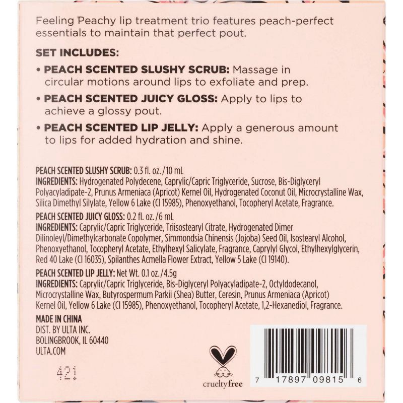 slide 3 of 3, Ulta Beauty Collection In-Line Kit Peach Lip Treatment Set - 11.82oz - Ulta Beauty, 11.82 oz