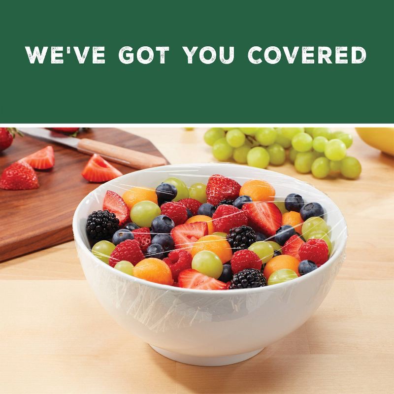 slide 4 of 7, Glad Cling n Seal 50% Plant Based Food Wraps - 200 sq ft, 200 sq ft