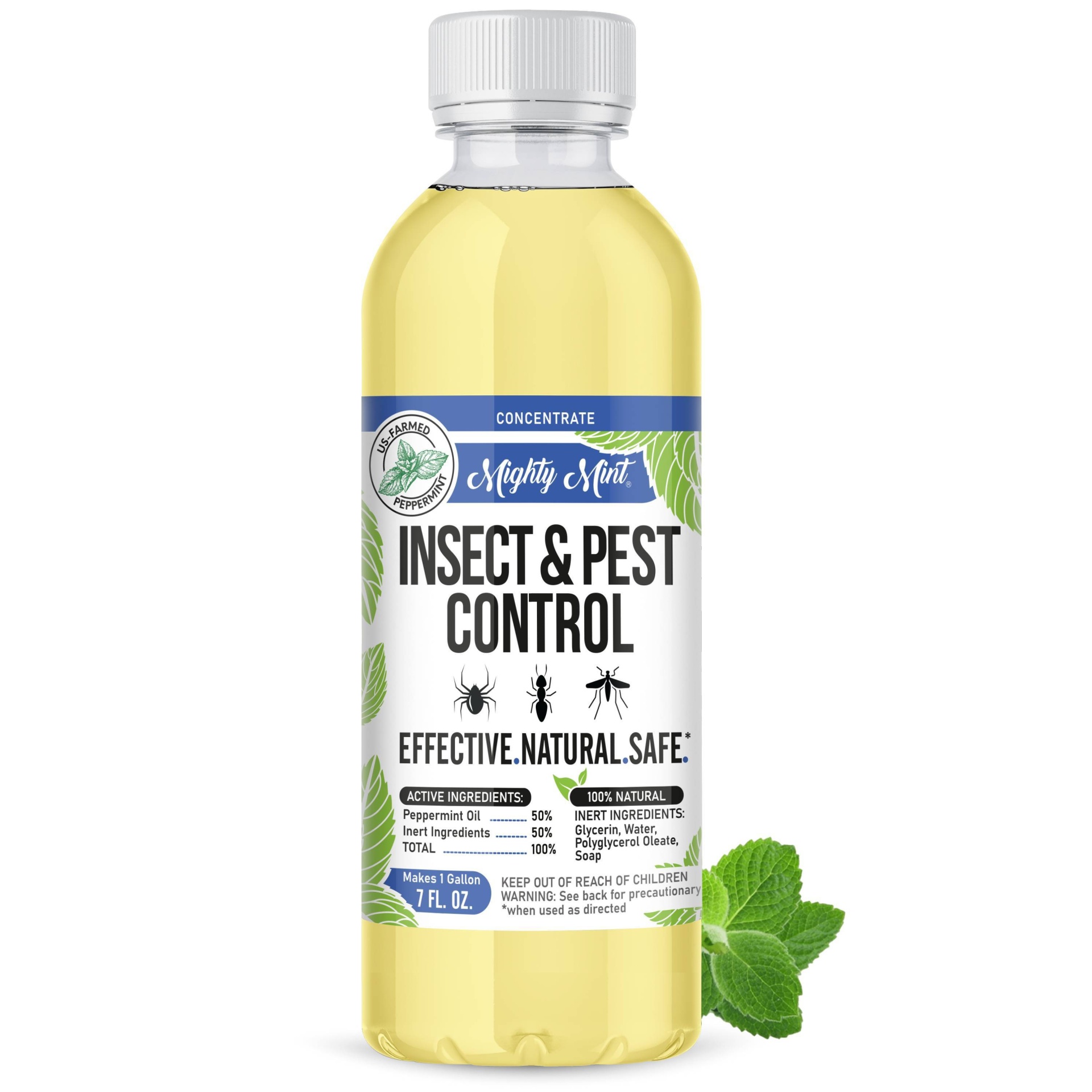 slide 1 of 4, Mighty Mint Insect & Pest Control Concentrate - 7oz, 7 oz