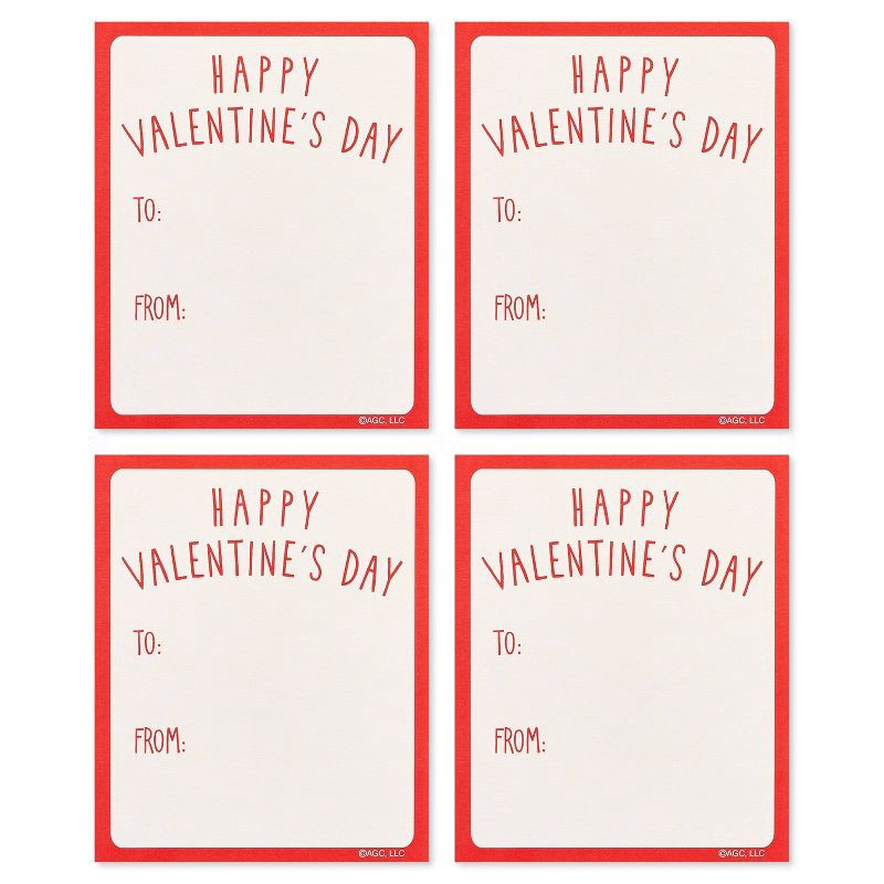 slide 3 of 4, Carlton Cards 28ct Valentine's Day Exchange/Humorous Stickers, 28 ct