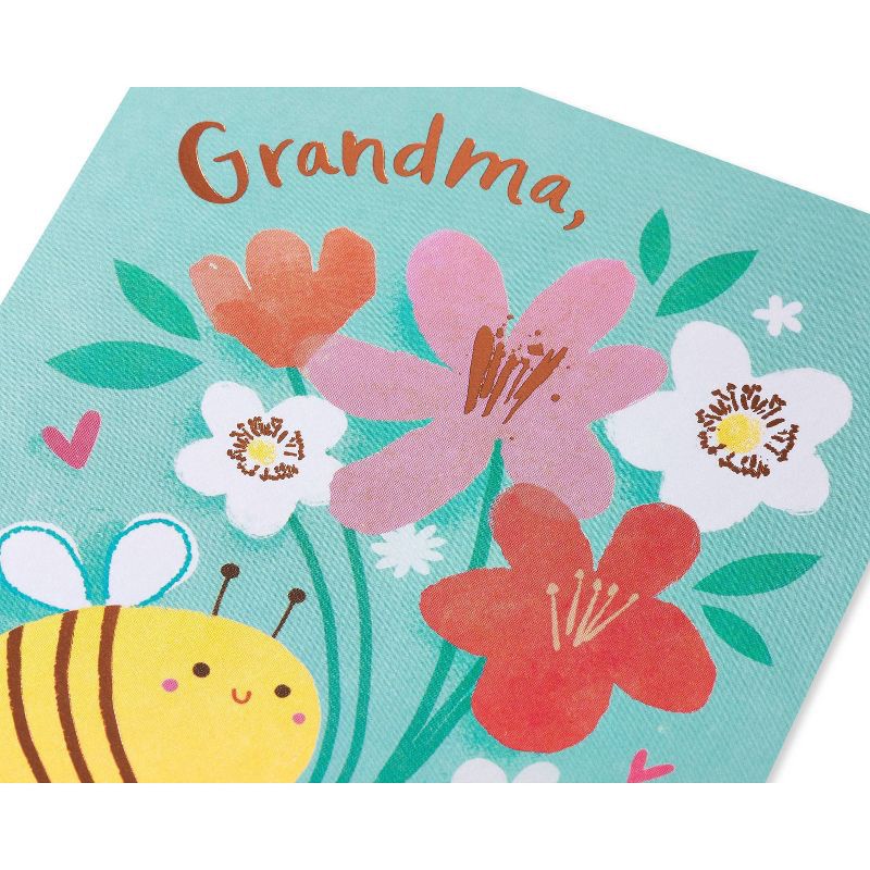 slide 5 of 5, Carlton Cards Mother's Day Card Grandma Bee Holding Bouquet, 1 ct