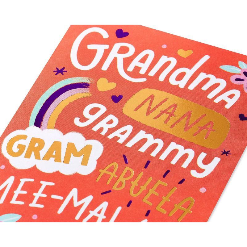 Carlton Cards Mother's Day Card For Grandma 'Nana, Grammy, Abuela' 1 ct