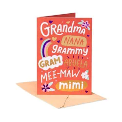 Carlton Cards Mother's Day Card For Grandma Nana, Grammy, Abuela
