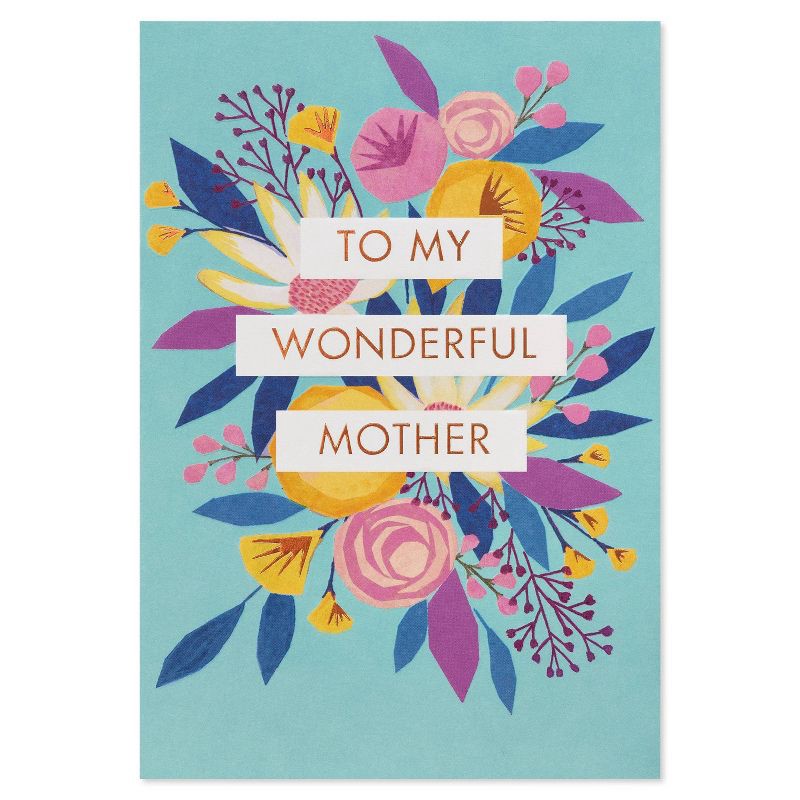 slide 5 of 6, Carlton Cards Mother's Day Card 'To My Wonderful Mother', 1 ct