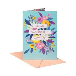 Carlton Cards Mother's Day Card 'To My Wonderful Mother'