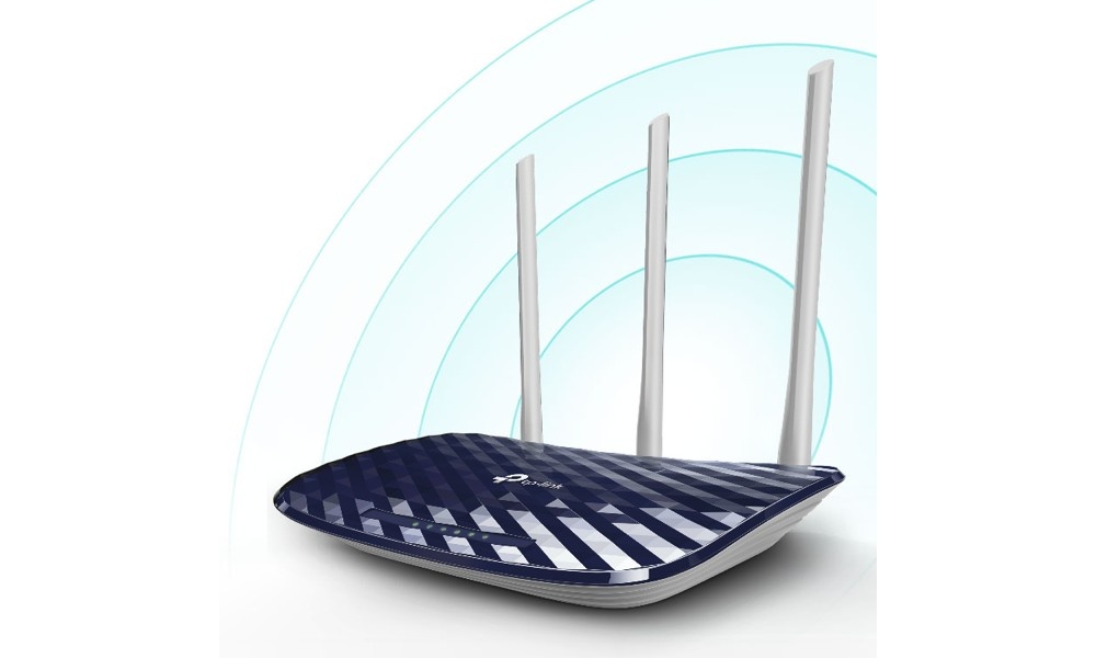 slide 4 of 7, TP-Link AC750 Wireless Dual Band Router - Black (C20), 1 ct